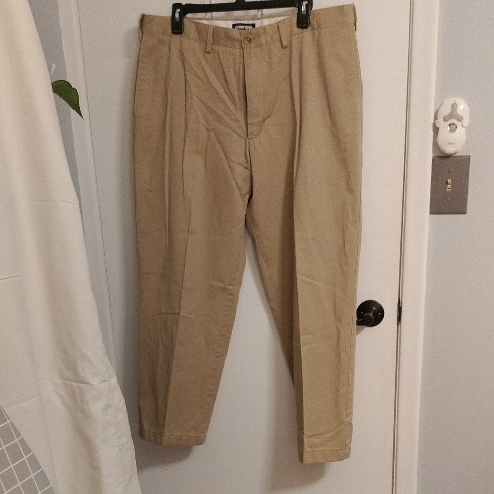 Lands' End Men's Khaki Chinos, Comfort Waist
